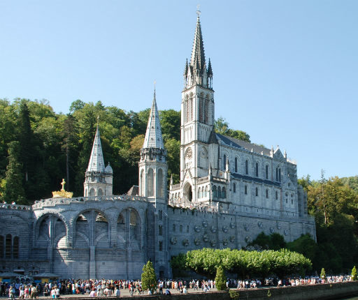 Basilica of St. Pius X at Lourdes, France